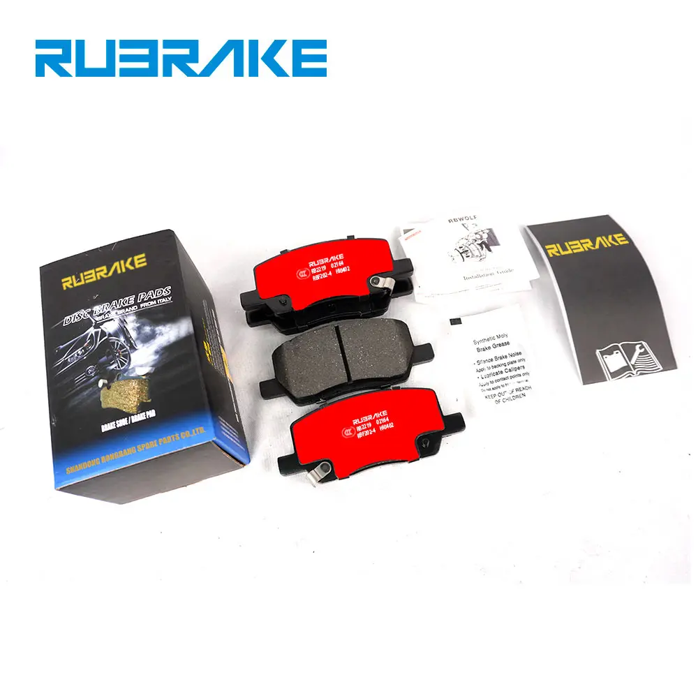 Новая разработанная популярная керамическая тормозная колодка RUBRAKE по конкурентоспособной цене для Tesla Model S750 2018-R