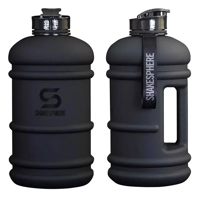 Customized Logo Solid Coated PETG Plastic Sports Bottle 2.2L Matt Gym Water Bottles