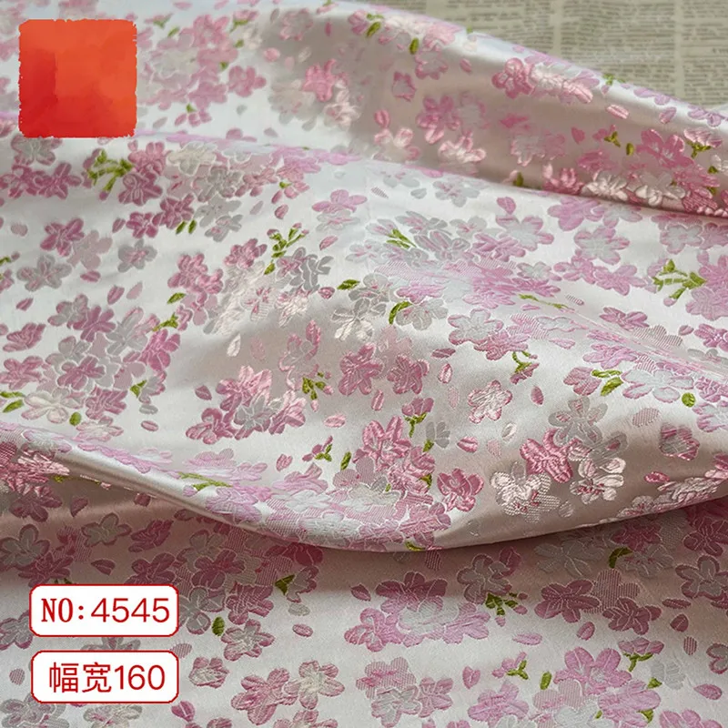 Latest Fashion Polyester Gold Metallic Elegant Flowers Design Jacquard Brocade Fabric for women Formal dress