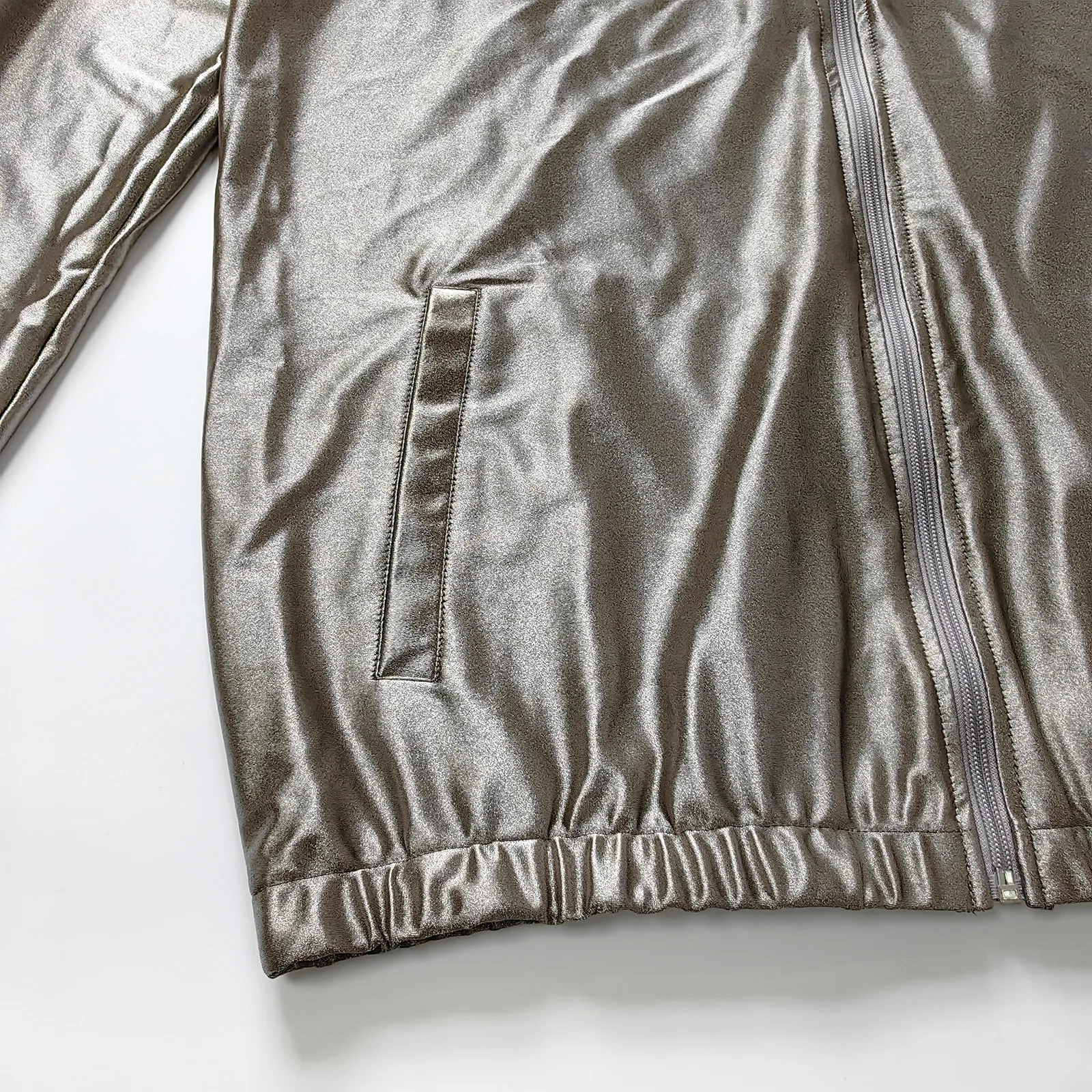 Conductive Silver Fiber Hoodie Anti-radiation EMF/EMI/RF Blocking Faraday Fabric Jacket Shielding 5G Signal Silvery Short Coat