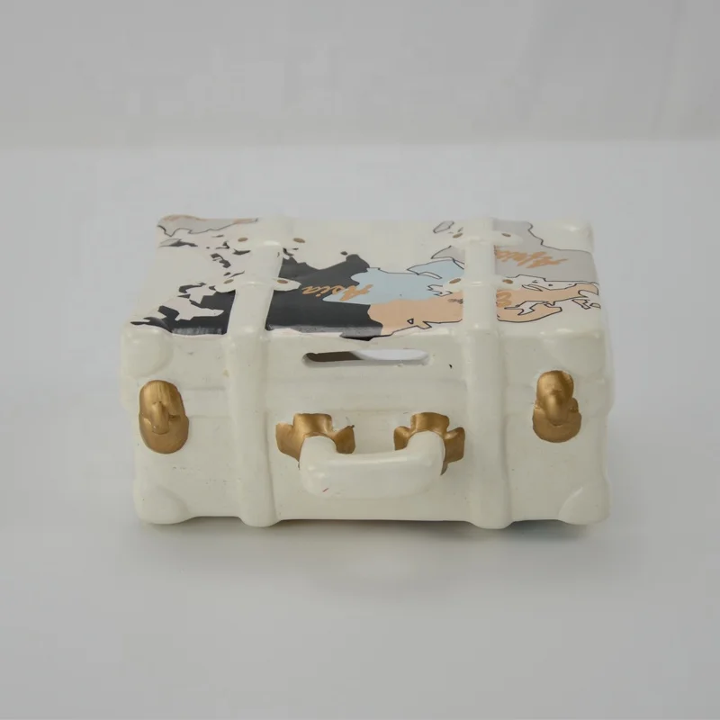 
Lovely Creative Cute suitcase coin bank 