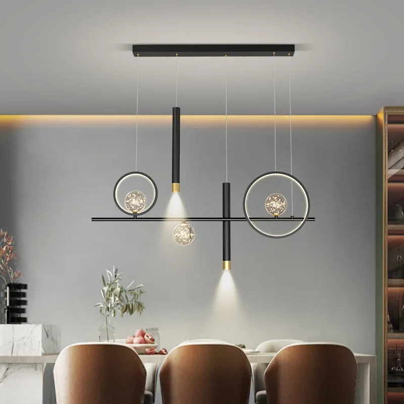 Newest LED chandelier nordic lamp with spot light kitchen pendant light dining lighting