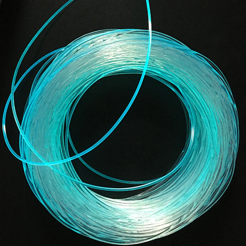 Fiber Optic Cable 3mm End Glow Plastic Optical Fiber Rolls 2/3/4/5/6/8/10/12/14mm For Car Ceiling Chandelier Decoration Light