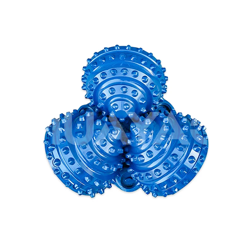 PDC material roller drill bit conical mining triangular drill bit