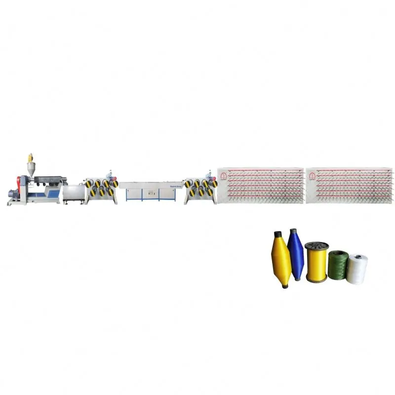 PP Plastic monofilament extruder machine PA6 PA66 Nylon fishing trimmer line extrusion machine