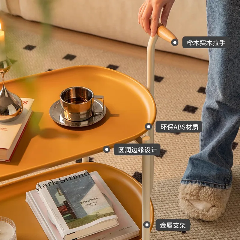 Trolleys Carts Wheel Metal Nordic Living Room Furniture Modern Luxury Holder Rack Hand Carts Trolleys Home Storage Organizer