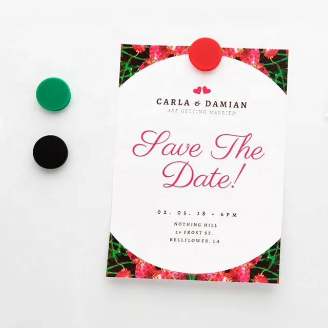 Strong Plastic Coated Round Pot Magnet 30mm Whiteboard Magnets