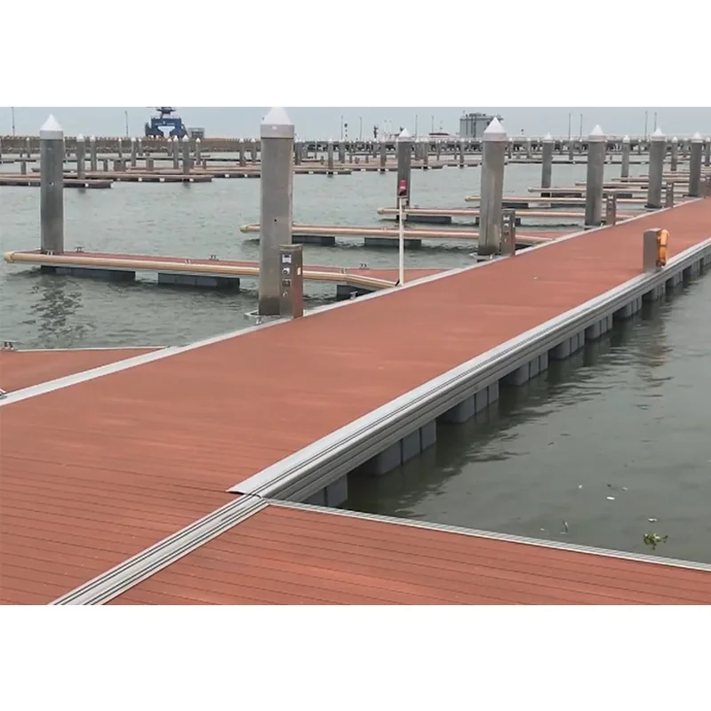 Aluminum Floating Platform with Decking Durable Aluminum Frame Pontoon Dock Sidewalk Bridge