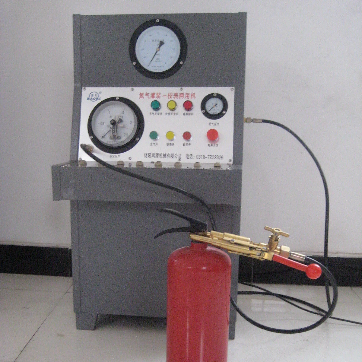 nitrogen recharging machine for fire extinguisher nitrogen filling tools fire extinguisher service machine