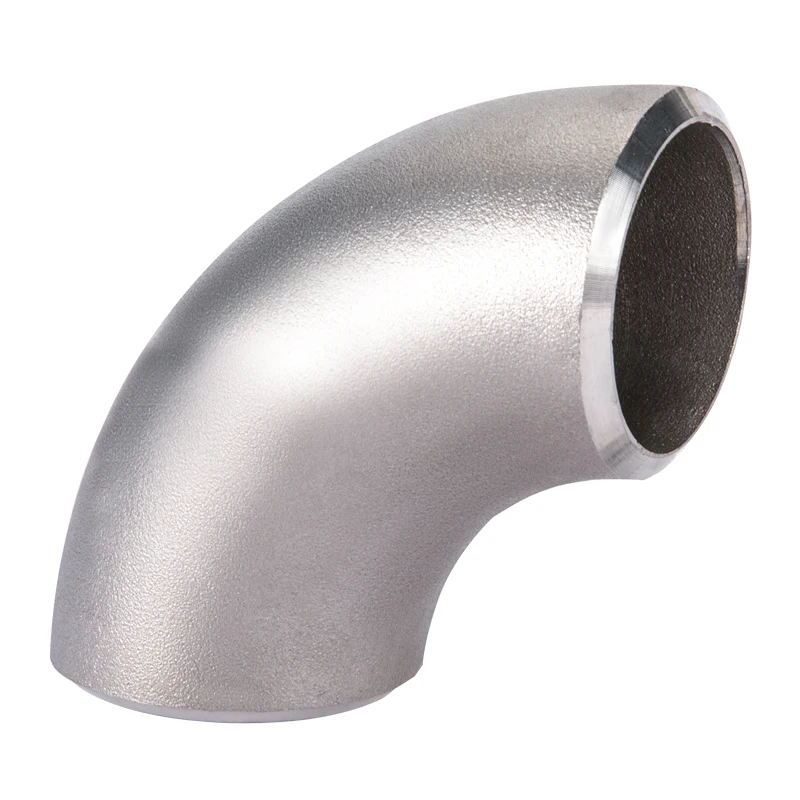 Sand Rolled Butt Welded Stainless Steel Elbow 90 Degree Long Radius Elbow SS Tube Fitting  Manufacturer