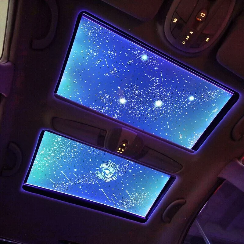 Multi-colour Various options car decorative lights interior ambient light panoramic sunroof starlight film top, car accessories