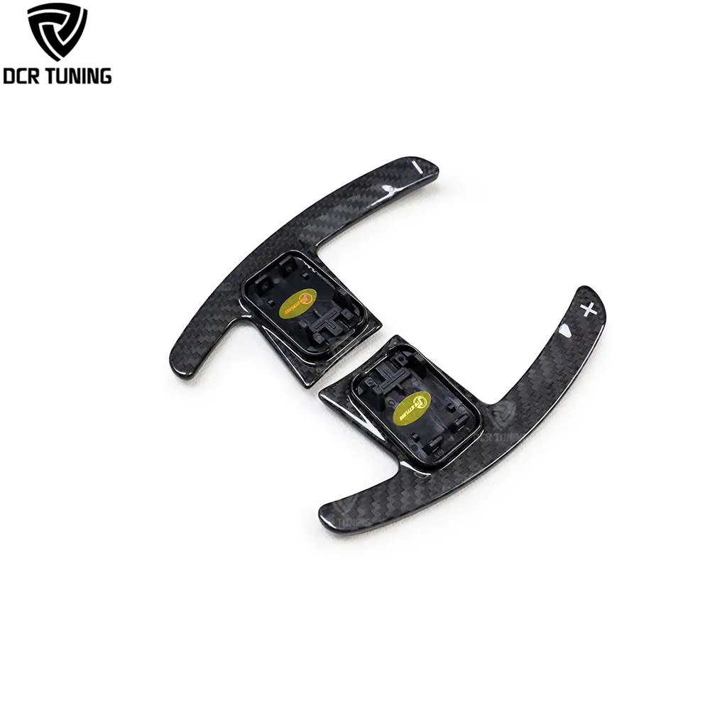 Переключатели передач из сухого углеродного волокна, удлинители для BMW серии G G20 G30 G32 G12 G11 G01 G02 G05 G06, отделка рулевого колеса