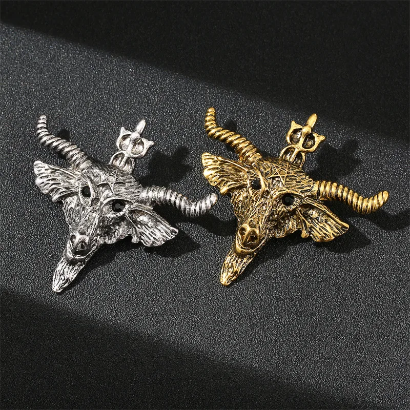 Vintage mens garment ornament designer suit corsage pin gold silver wolf lion tiger cow tiger eagle head animal lapel pin brooch