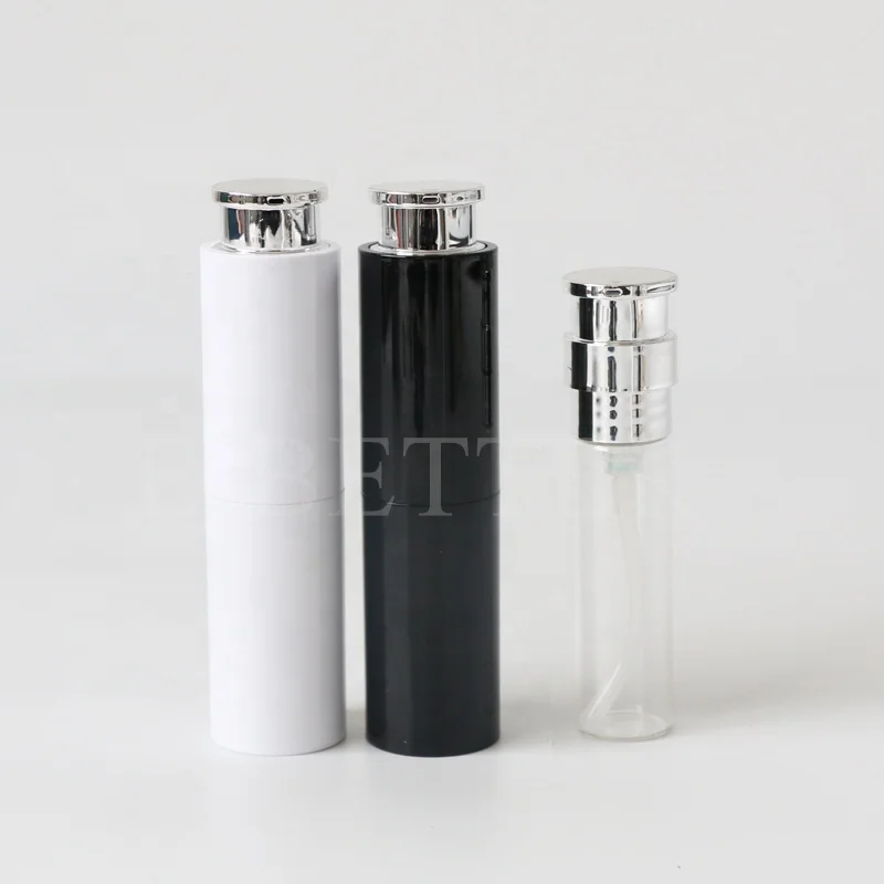 E-better Luxury 15ml 20ml 30ml Empty Refill Serum Lotion Skin Care Silver Glass Pump Spray Bottles