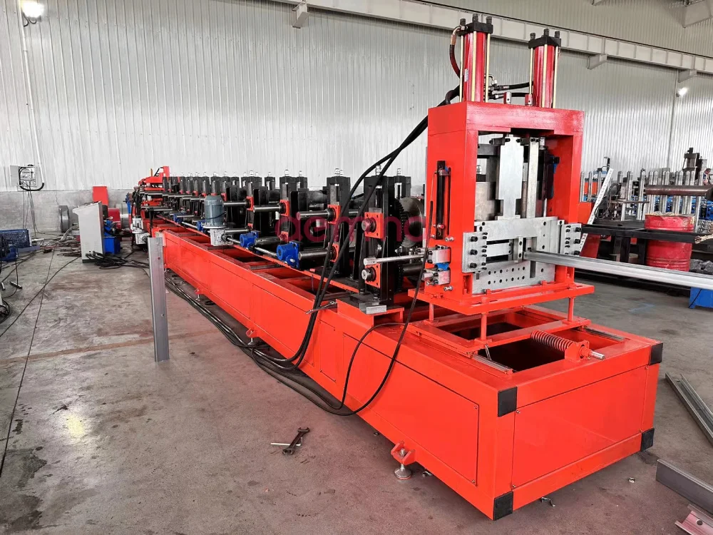 Auto Size Changeable C Z Purlin Forming Machine Steel Frame C Z Shape CZ Purlin Profile Channel Making Roll Forming Machine