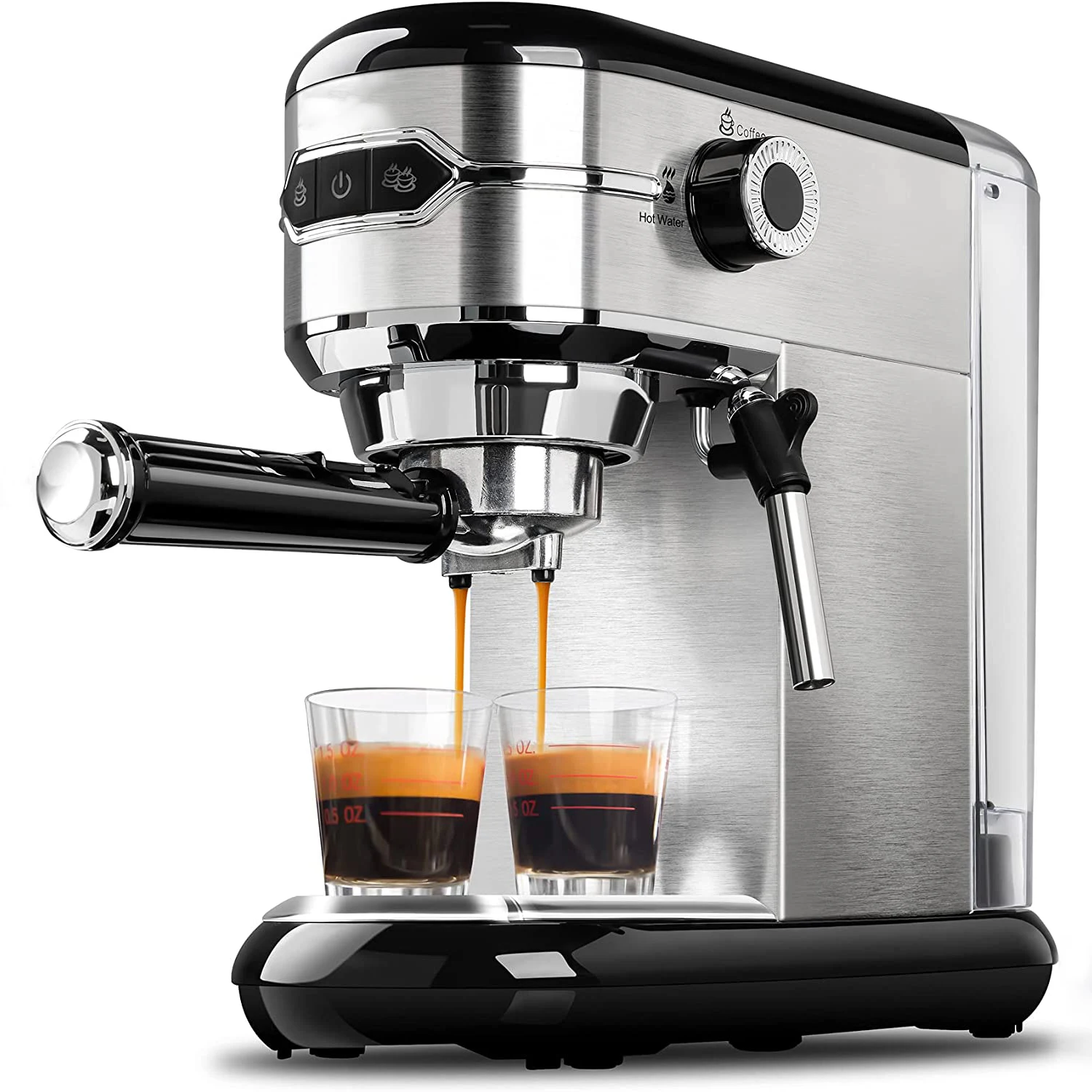 Thermoblock 1350W Lamarzocco Brewing Proffesiona Tiroirs Business Automatically Cappuccino Coffee Bean Grinder Maker Machine