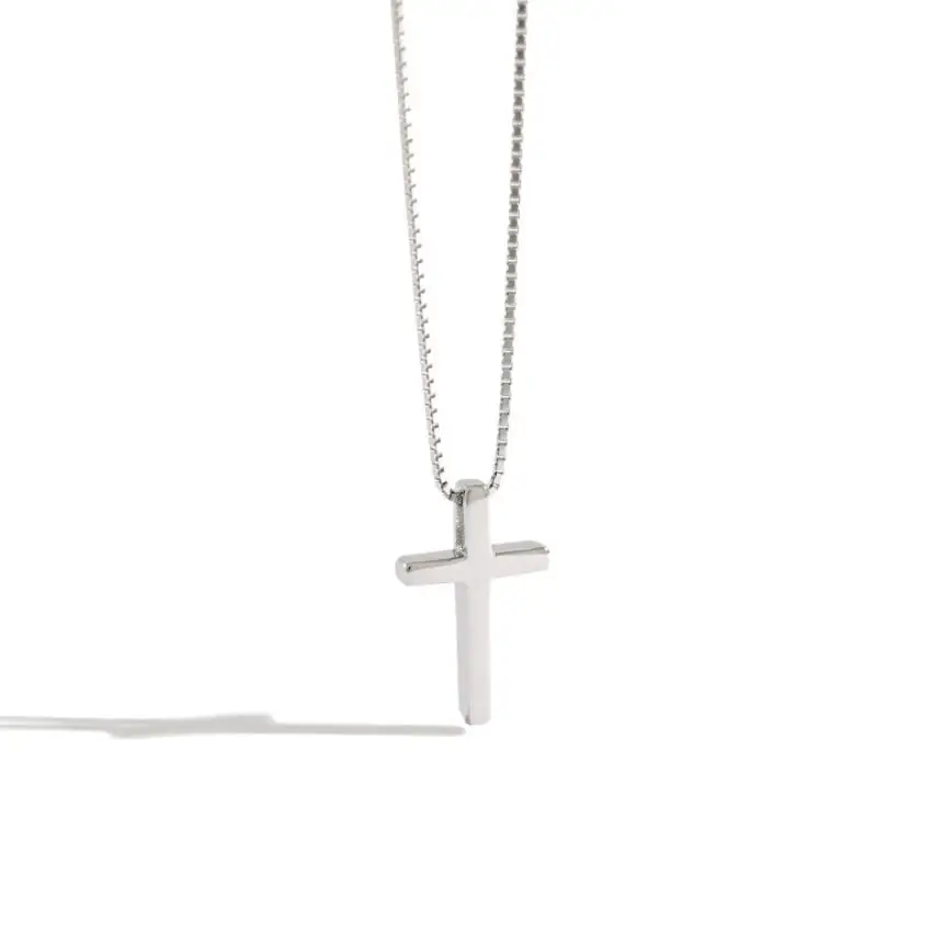 Factory wholesale 925 sterling silver jewelry cross necklace cross jewelry for women
