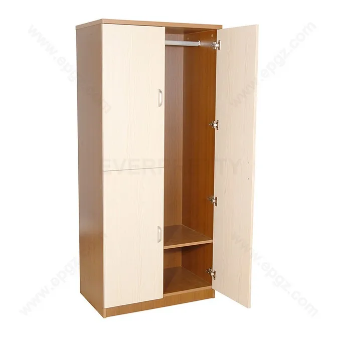 Clothes Storage with Shelves in Dormitory