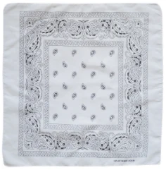 100% cotton hair accessories bulk head hair band men femme printing custom bandana scarf for women
