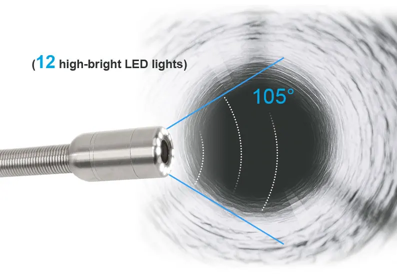 Snake Camera Manufacturer Portable Industrial Pipeline Inspection Sewer Camera