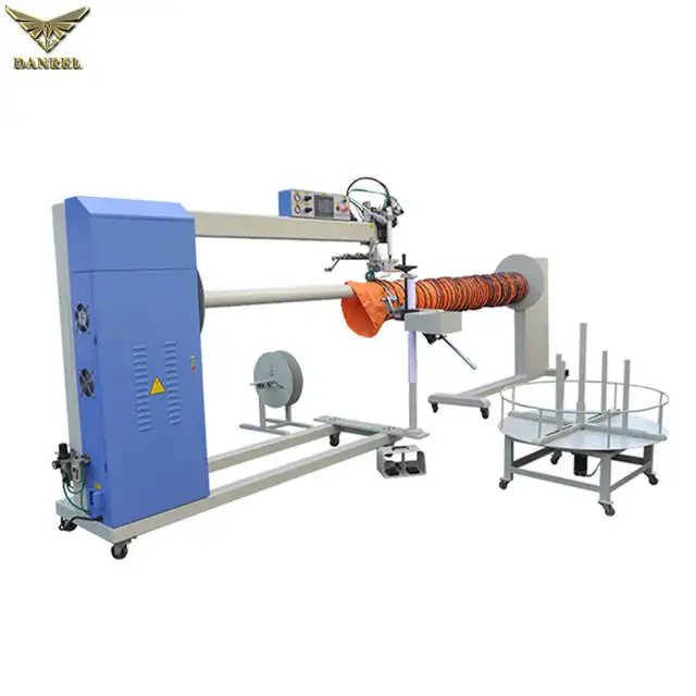 Straight and Horizontal Dual Arms Hot Air PVC Ventilation Ducting Hoses Hot air Welding Machine with PVC Ventilation Hose