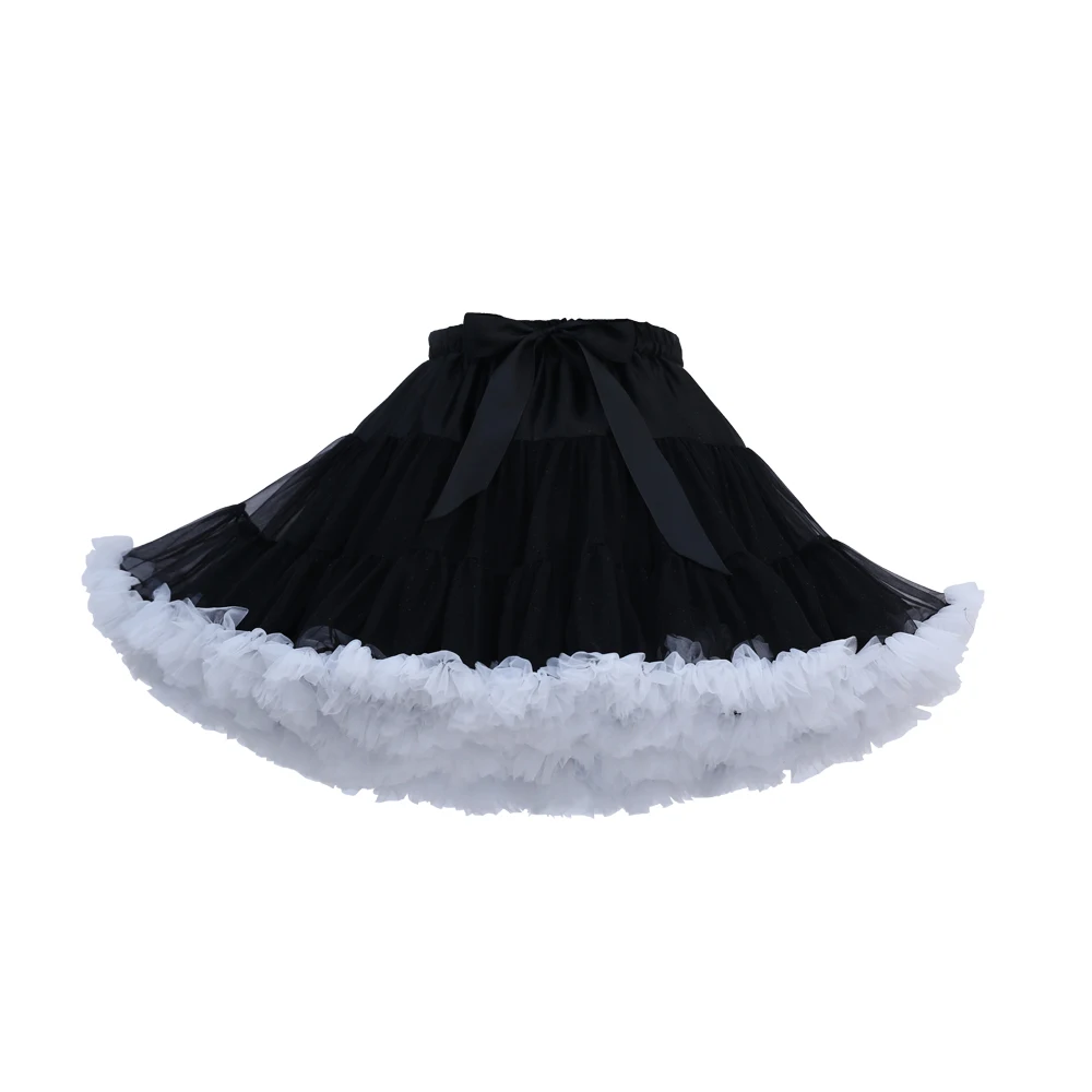New style high quality polyester children short tulle tutu mini Layers skirtPettiskirt  for   girl