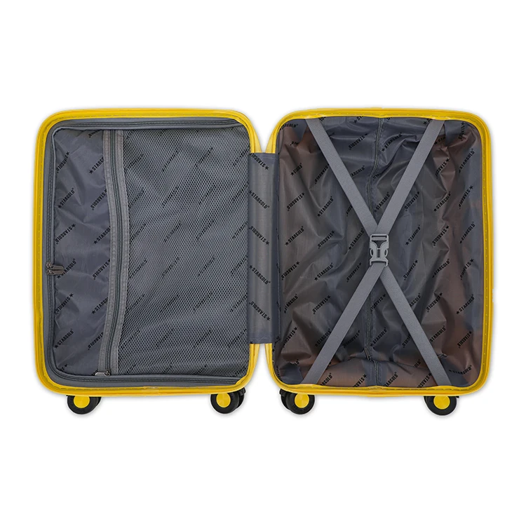 PP Suitcases Travel Luggage Recycled Material 5 Pieces Luggage Set With 14 Inch Make Up Bags Case Set For Outdoors