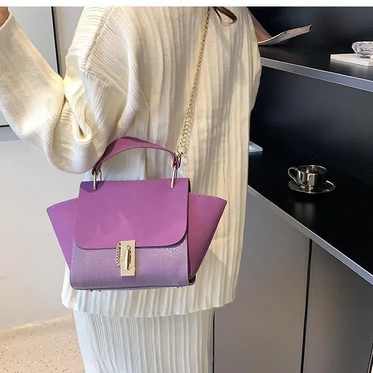 Trapezoid Handbags Shoulder Crossbody Bags for Women 2022 Luxury Design Suede Totes Ladies Messenger Bags Female Purses