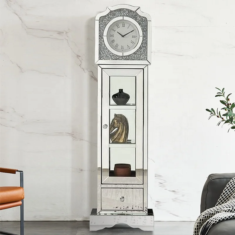 Высококачественные зеркальные стоячие часы, зеркальные напольные часы, домашний декор, мебель для гостиной Muebles mubles Mebles mubles mebels
