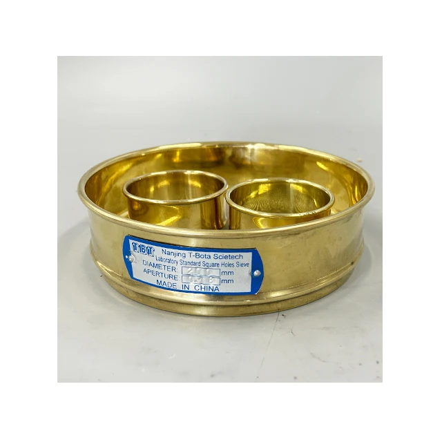 Opening size 2.8mm Stainless steel sieve Dia. 200mm 8inch Soil Cement Aggregate Sand Test Brass Testing Sieve