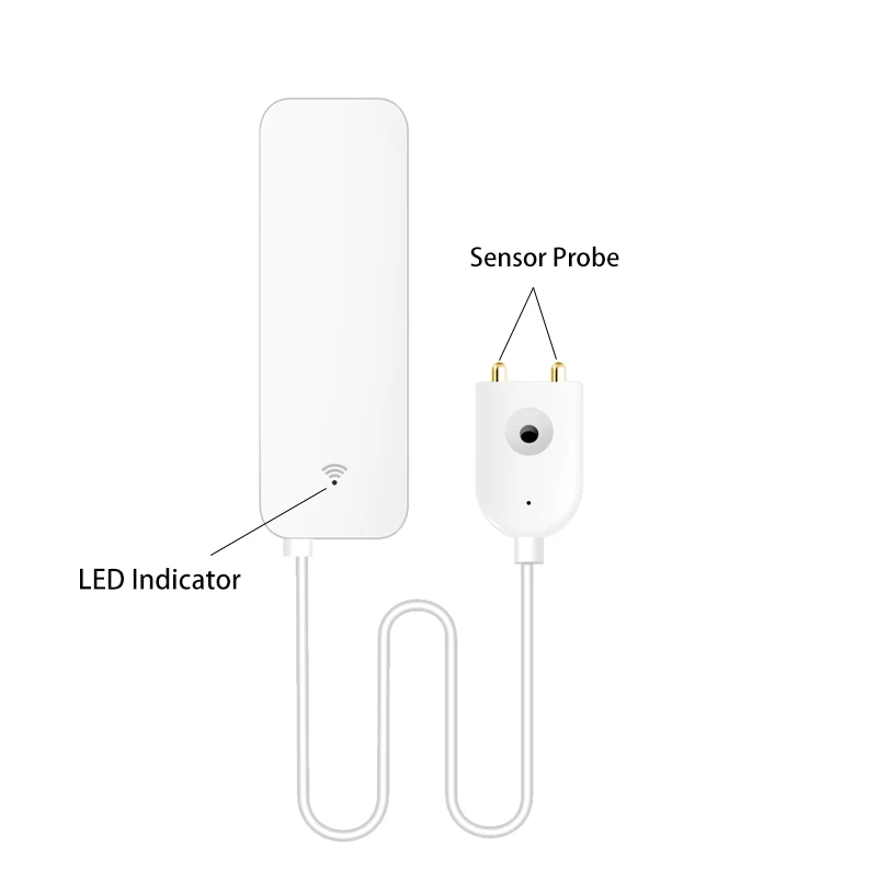 Home monitoring water level alarm wireless water immersion sensor