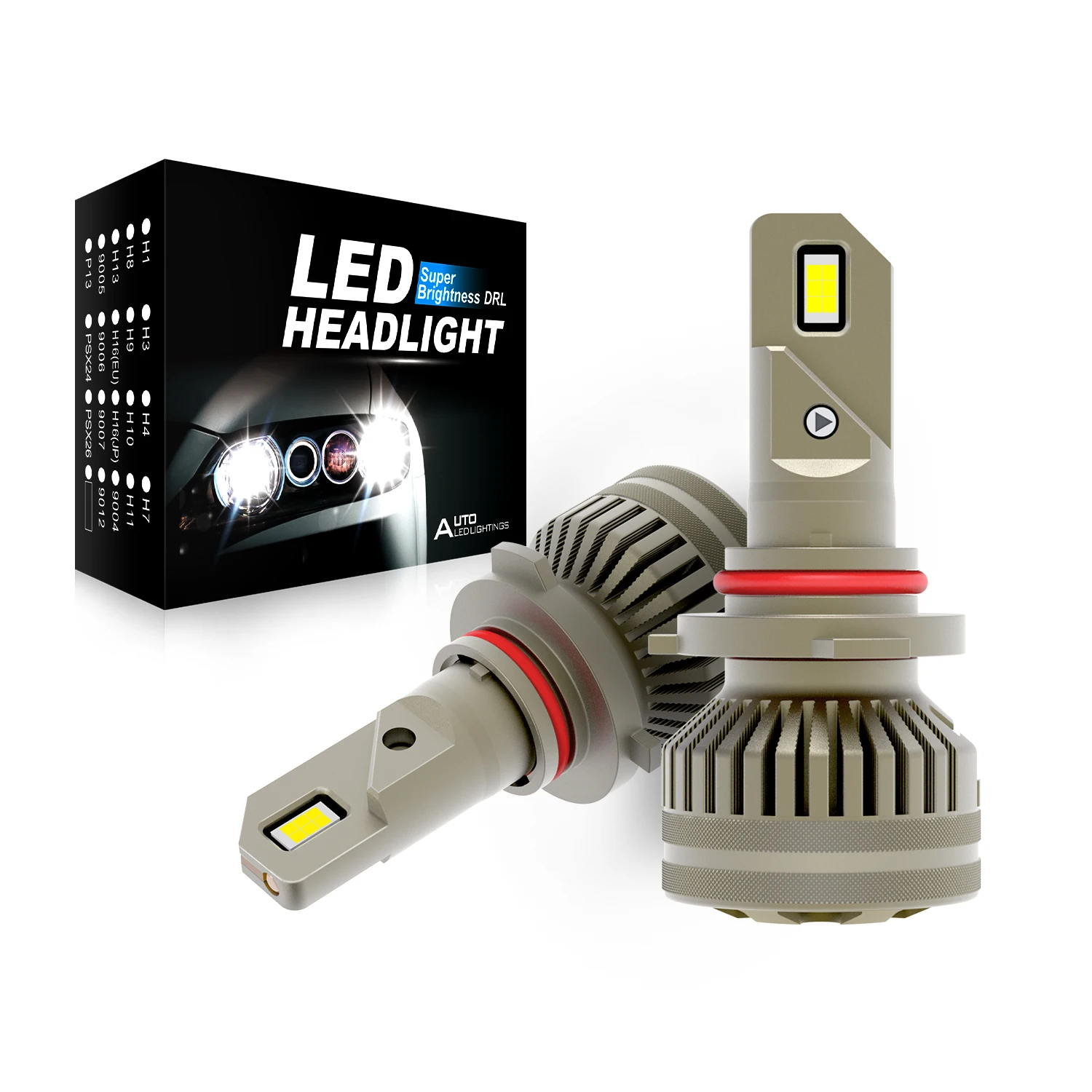 Hot Selling Led Headlight 9005 9006 H3 H4 H7 20000LM Headlight Led Car lights High Power And High Wattage Led Headlight Car