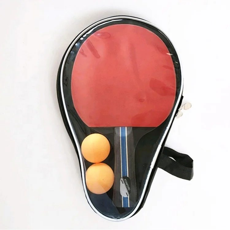 Konford Quality Custom 7 Stars Professional Ping-Pong Bat Long Handle Top Racket Rubber Training Machine Table Tennis Paddle Set