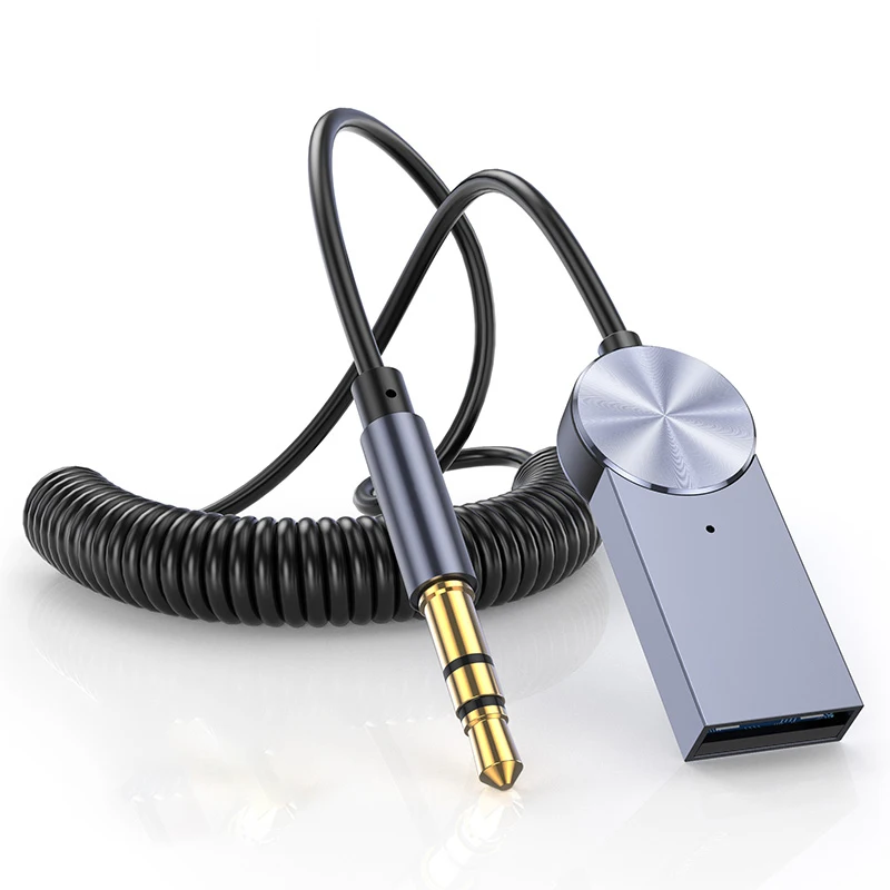 Brand New BT Wireless Music Hands Free Call 3.5mm Car Wireless Audio Receiver Adapter Car Kit Aux FM Transmitter Connection