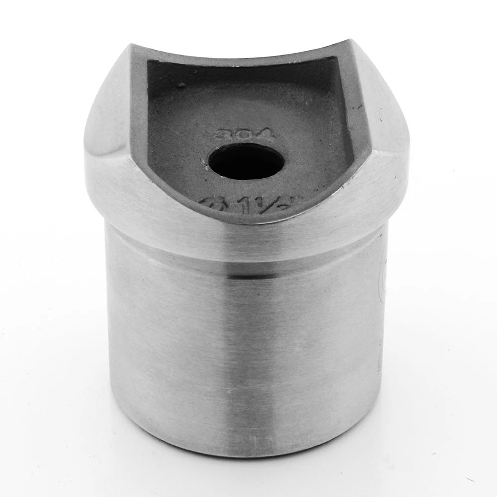 Vinmay Hot Sale Exterior Balustrade Handrail Railing ASTM A554 Welded Tube Fittings Stainless Steel Tube Connector Bracket
