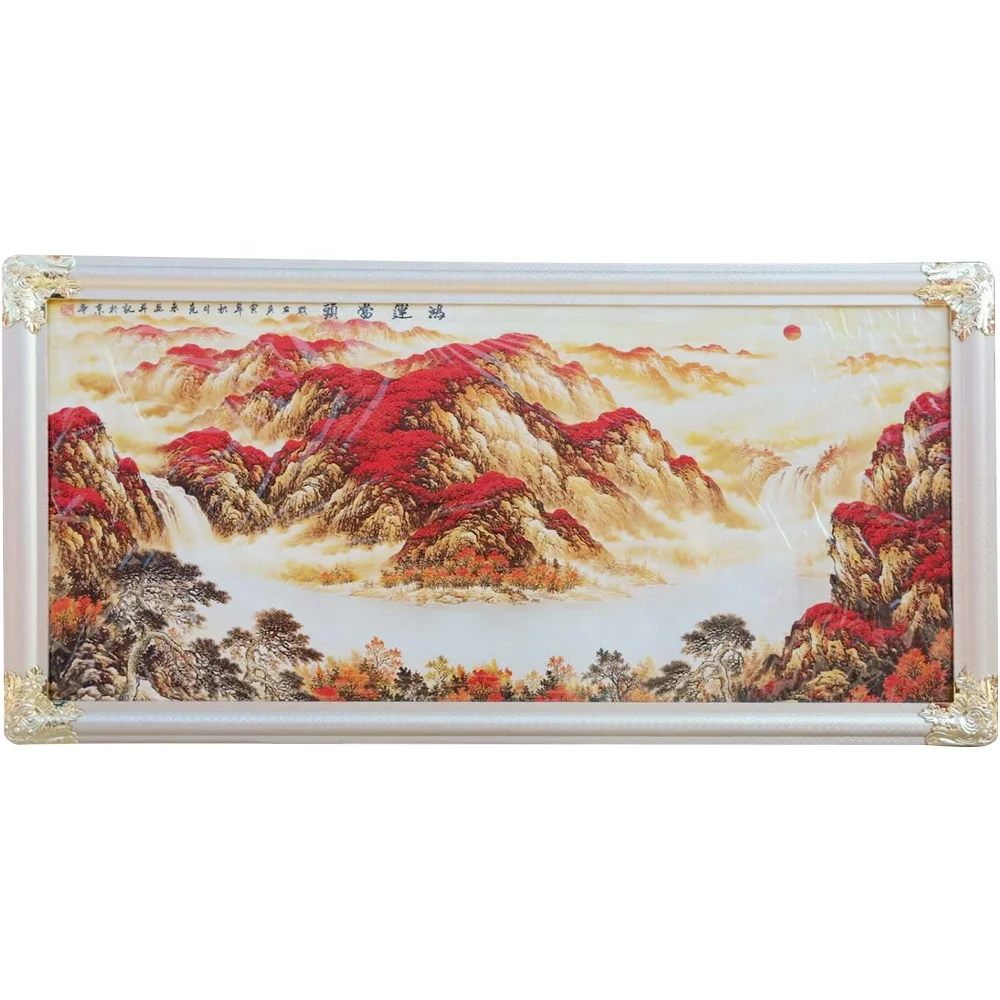 Carbon crystal far infrared heating low power electric convector room heater carbon fiber wall picture electric heater