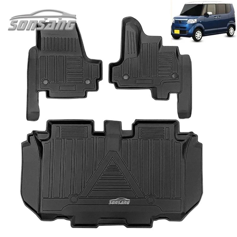 Right Hand Drive Custom Car Floor Mats 3D Car Mat For HONDA N-BOX Tpe Car Mat