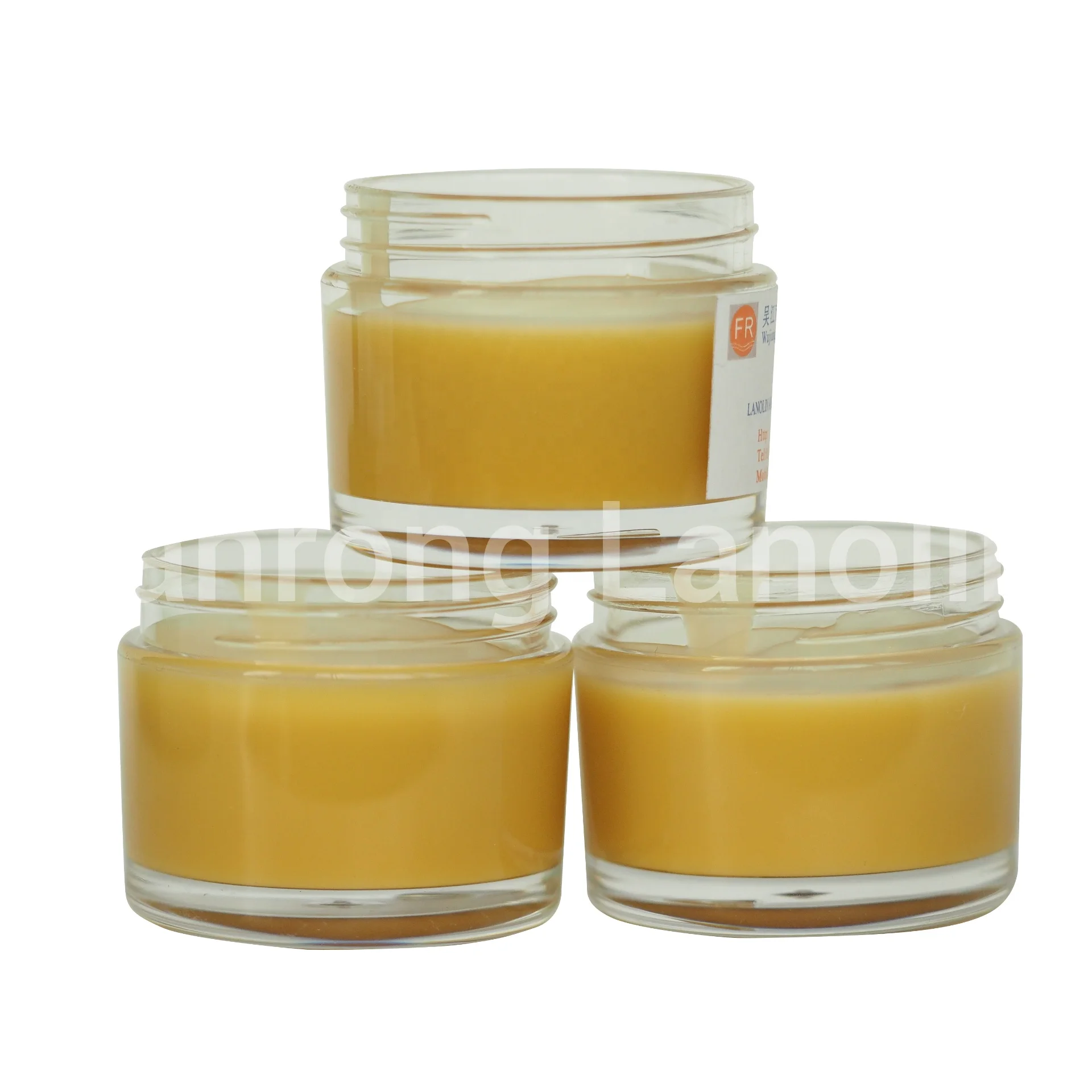 Premium light brown paste lanolin for metal rust protection, leather chemicals, lubricants