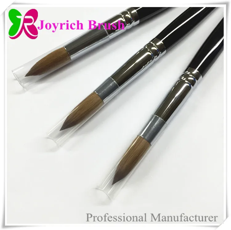 100% kolinsky acrylic nail brush manufacturer supplies nail art beauty