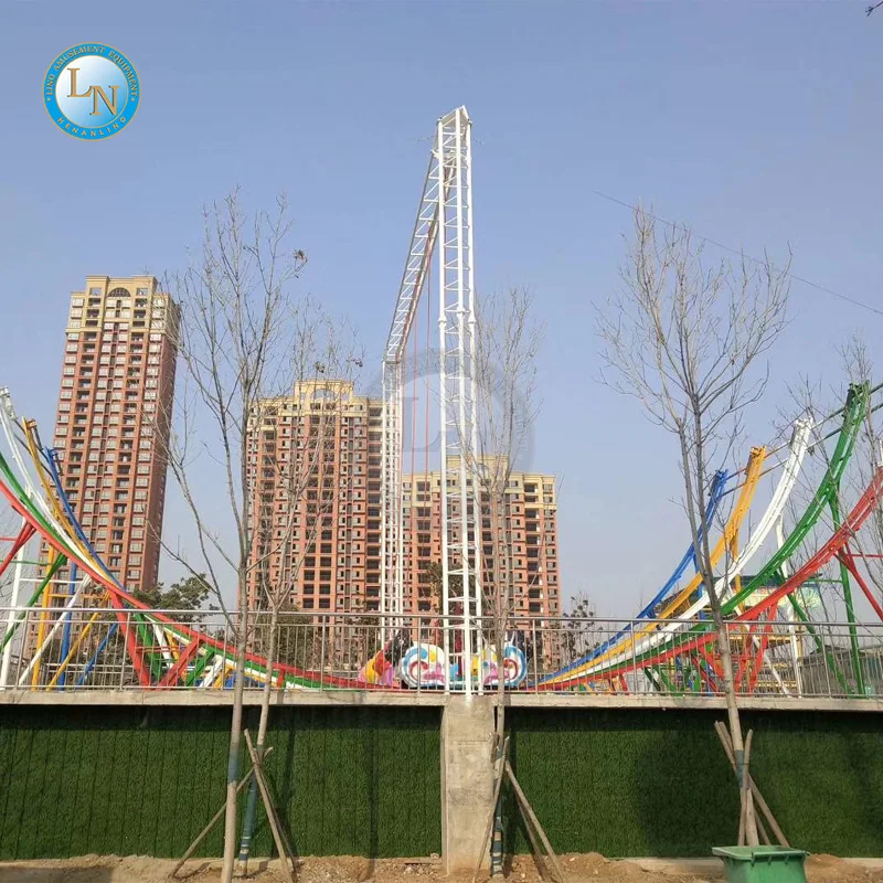 Factory  Direct Sale Children Amusement Rides Meniscus Flying Car Crazy Electric Drift Car for Kids and Adults
