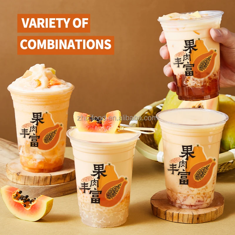 1 3 кг настоящий фруктовый варенье из папайи для магазинов и спиртных напитков ингредиенты Пузырькового чая