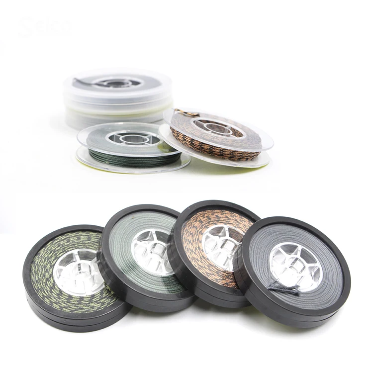 Sinking speed high density weighting strands lead core rope carp fishing line yellow leaders trolling