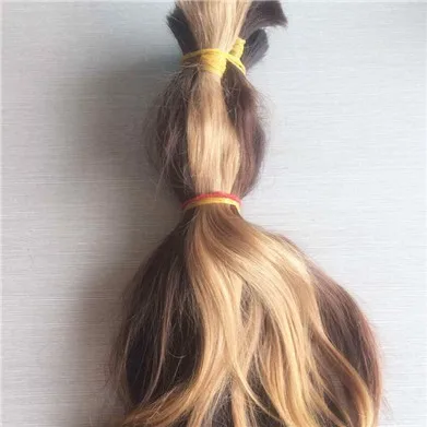 factory wholesale remy double drawn russian brown hair