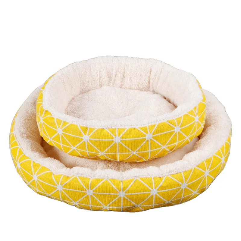 Factory spot wholesale round dog bed,cozy bed dog,dog sofa bed luxury