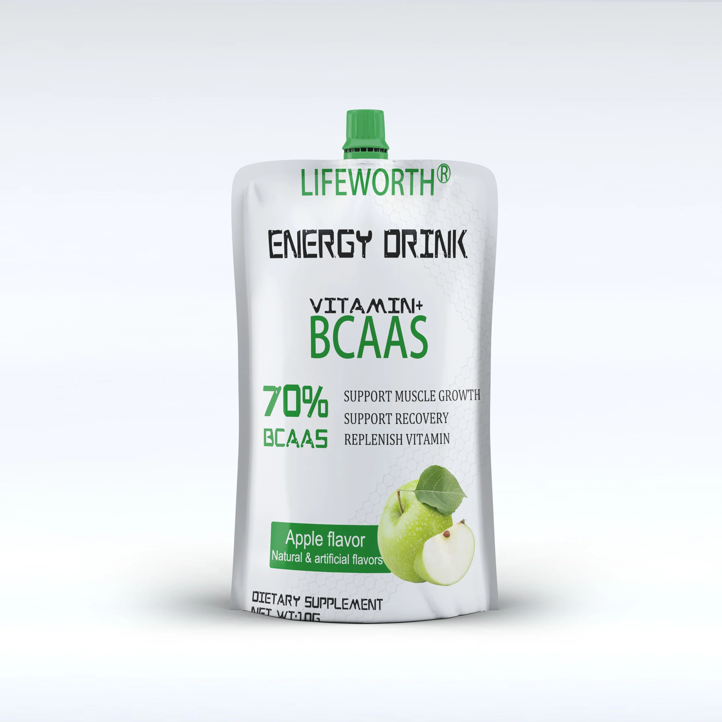 LIFEWORTH частная марка энергетический напиток BCAA после тренировки без сахара витамины B12 сразу сертифицированы ISO