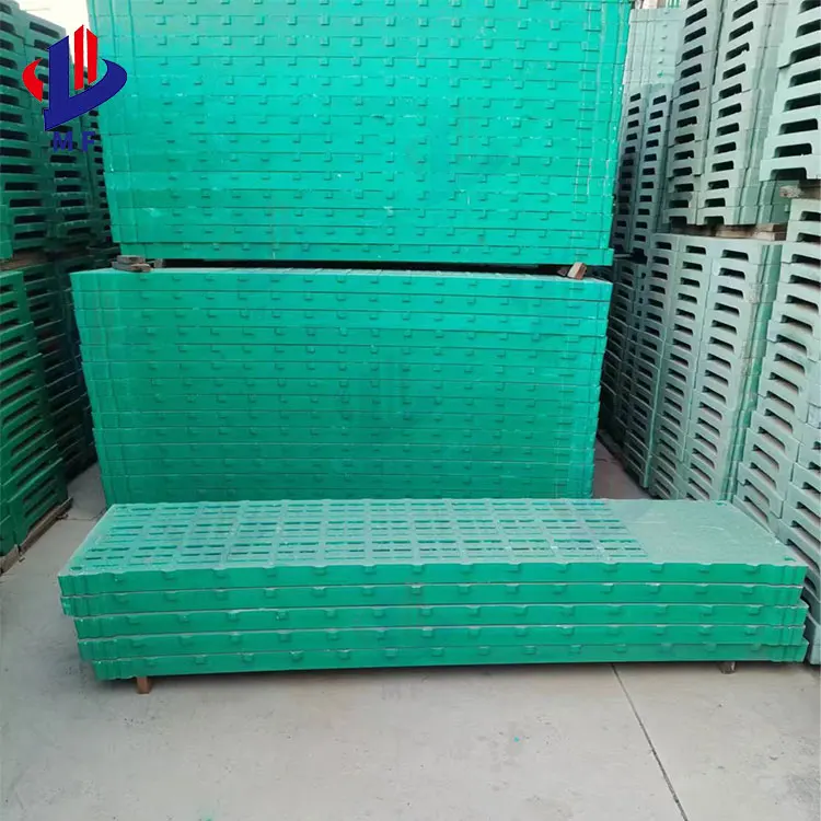 Green composite fecal drain board for sheep in sheep farms, 1.1*0.6 fecal drain board for sheep farms