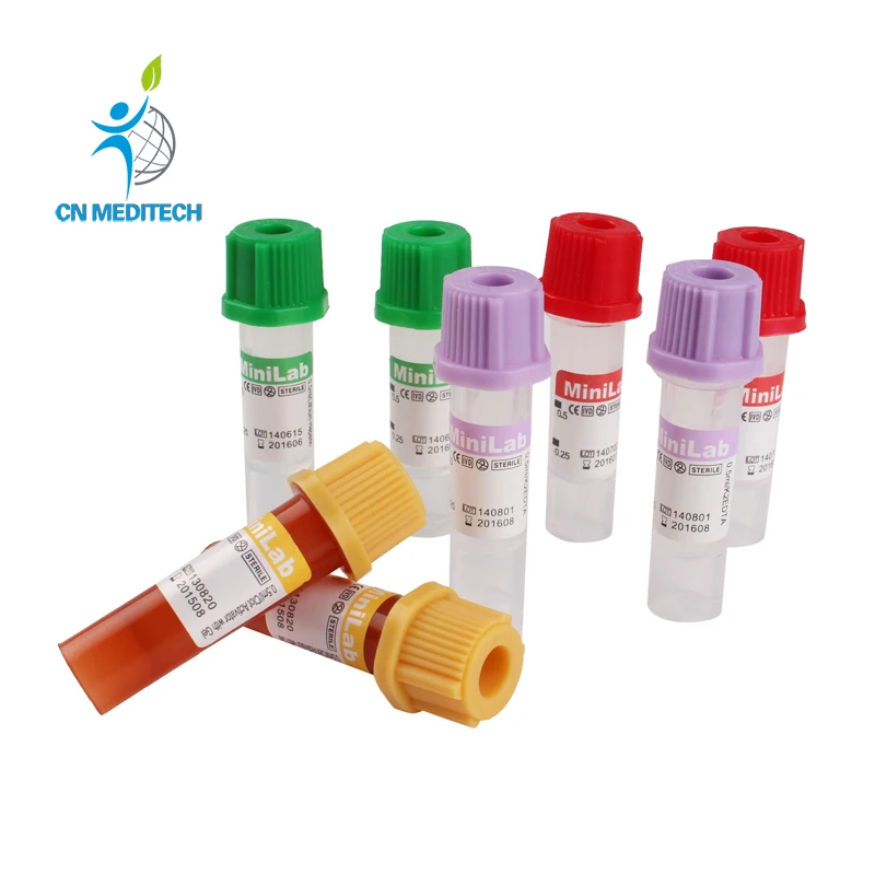 Disposable Micro Blood Collection Tube for Capillary Blood Collection