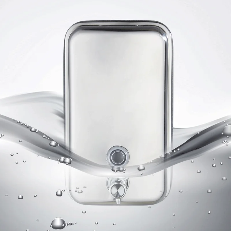 Stainless steel wall mount bathroom toilet hand sanitizer foam liquid soap dispenser