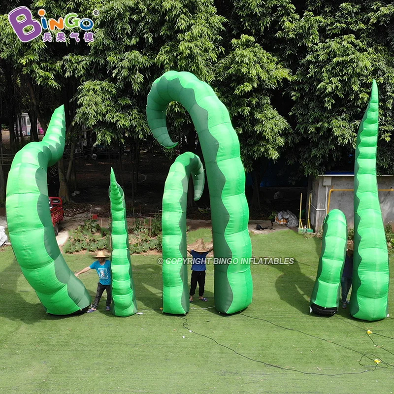 Bingo Factory Customized Inflatable Octopus Tentacles For Roof Decoration