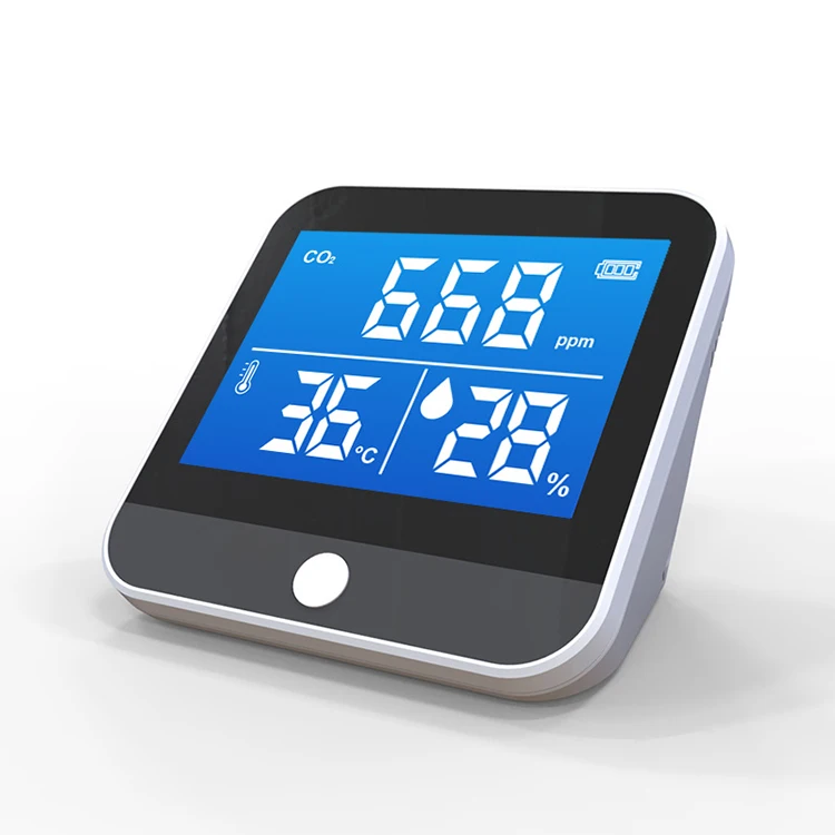 High Accuracy CO2 Monitor Carbon Dioxide Tester CO2 Measurement Air Quality Monitor CO2 meter Temperature Humidity Meter CE ROHS